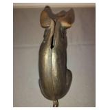 BRONZE COLORED PIGGY BANK