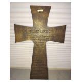 12 INCH Bronze Colored Redeemers Cross
