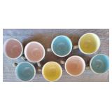 MULIT COLORED TABLEWARE FULL SET