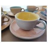 MULIT COLORED TABLEWARE FULL SET