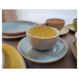 MULIT COLORED TABLEWARE FULL SET