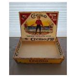 2 VINTAGE CIGAR BOXES