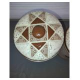 FLOUR SUGAR AND COFFEE CERAMIC JARS WITH LIDS