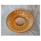 Anchor HOCKING  Peach Luster Swirl Serving Bowl 9 Inches