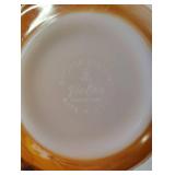 Anchor HOCKING  Peach Luster Swirl Serving Bowl 9 Inches