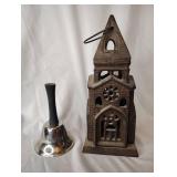 Cast Iron Cathedral Lantern Style and METAL Bell
