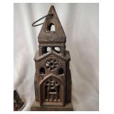 Cast Iron Cathedral Lantern Style and METAL Bell