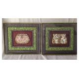 VINTAGE Black and White Photos and Victorian Framed Decor