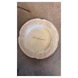 Wood Cross Candleholder(14 inches tall) Inspirational Decorative Plate (diameter 9 inches) and Candle Snuffer