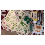 Peppermints Beaded Table Runner(approximately 36 inches) and St. Patrickâs Day Craft and Decor