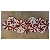 Peppermints Beaded Table Runner(approximately 36 inches) and St. Patrickâs Day Craft and Decor