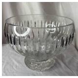 Crystal Footed Spirits Punch Bowl (approximately 9.5 diameter mouth and 7 inches tall)