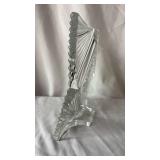 Mikasa Starlet beveled lead crystal photo frame.