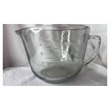 Vintage Anchor Hocking 8 Cup Measuring/Mixing Bowl with Raised Markings