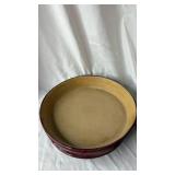 Pampered Chef Family Heritage Deep Dish and Pumpkin Pie Recipe Plate