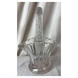 Crystal/Glass Baskets Tallest (10 inch tall) and Vase (5 inch tall)