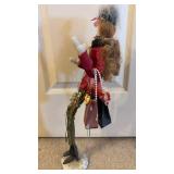 Decorative Fashion Doll with Shopping Bags and Pinned with Jewelry