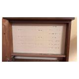 Full Length Standing Jewelry Armoire with Mirror