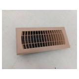 Ventilation Louvered Taupe Floor Register