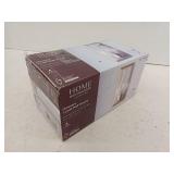 Closmere 5 in. 1-Light Brushed Gold Mid-Century Modern Wall Sconce with Clear Glass Shade