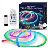 Bell + Howell 180-Light 12 ft. Indoor/Outdoor USB Plug-In Integrated LED Novelty Rope Light