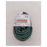HDX 25 ft. 14/3 3 Outlet Extension Cord, Green