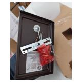 Spruce Lodge 1-Light Handmade Pinecone Wall Sconce with Frosted Glass Shade