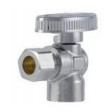 SharkBite 3/8-in FIP x 3/8-in OD Compression Brass Quarter turn Stop Angle Valve