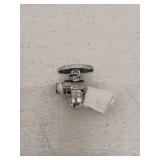 SharkBite 3/8-in FIP x 3/8-in OD Compression Brass Quarter turn Stop Angle Valve