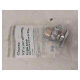 SharkBite FIPA1214Z Brass Ball Angle Valve  Quarter Turn  1/2 x 1/4 In. - Quantity 1