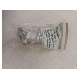 SharkBite 1/2" x 3/8" OD Comp x 1/4"OD Comp X Dual Shut-Off Valve