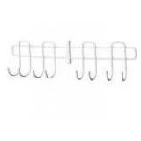 ClosetMaid ShelfTrack 18.6-in x 5-in x 3.25-in White Wire Hooks