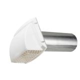 Everbilt 3571115 Wide Mouth Dryer Vent Hood In White