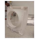 Everbilt 3571115 Wide Mouth Dryer Vent Hood In White