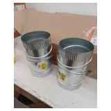 26 GAUGE 90 DEGREE ADJUSTABLE 6 IN. ELBOW-lot of 2