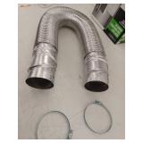 Everbilt MFX48ULMKHD All Metal Dryer Vent Hook-Up Kit