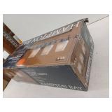 Spruce Lodge 25 in. 3-Light Handmade Pinecone Vanity Light with Frosted Glass Shade - Retail: $100