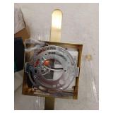 Dorado Modern 1-Light Dimmable Gold Integrated LED 3 CCT Wall Sconce for Bathroom - Retail: $90