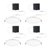 Commercial Electric Energy Star Certified Airtight LED Color Changing Recessed Lights (4 Count)