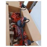 Elmcroft 29 in. 3-Light Matte Black Farmhouse Vanity Light with Matching 4-Piece Bathroom Hardware Accessory Kit - Retail: $77