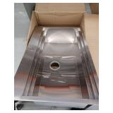 AKDY Handmade All-in-One Topmount Stainless Steel 33 in. x 22 in. Single Bowl Kitchen Sink w/ Spring Neck Faucet  Accessory - Retail: $589