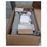 AKDY Handmade All-in-One Topmount Stainless Steel 33 in. x 22 in. Single Bowl Kitchen Sink w/ Spring Neck Faucet  Accessory - Retail: $589