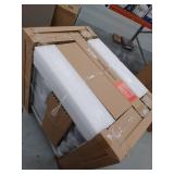 48-inch Black Bathroom Vanity with Marble Top - Retail: $899