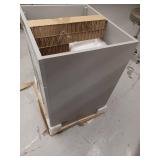 Gray Utility Sink Cabinet with Faucet - Retail: $299