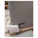 Gray Utility Sink Cabinet with Faucet - Retail: $299