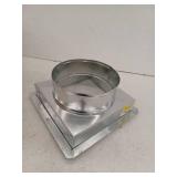 Master Flow 12 in. x 12 in. to 10 in. Ceiling Register Box