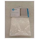 InterDesign Ripplz EVA Shower Curtain Liner, 72  x 72 Inch