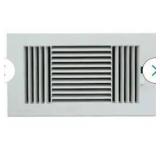 12-in x 6-in 3-way ABS resin White Sidewall/Ceiling Register