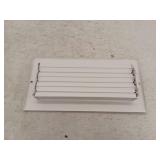 12-in x 6-in 3-way ABS resin White Sidewall/Ceiling Register