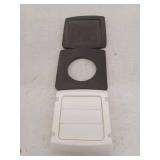 Everbilt 4 in. Replacement Vent Cap and Gasket Kit, White